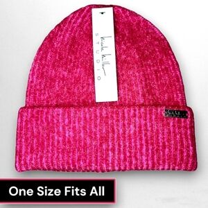 🆑️ CLEARANCE Nicole Miller Vibrant Fuchsia Beanie - NWT